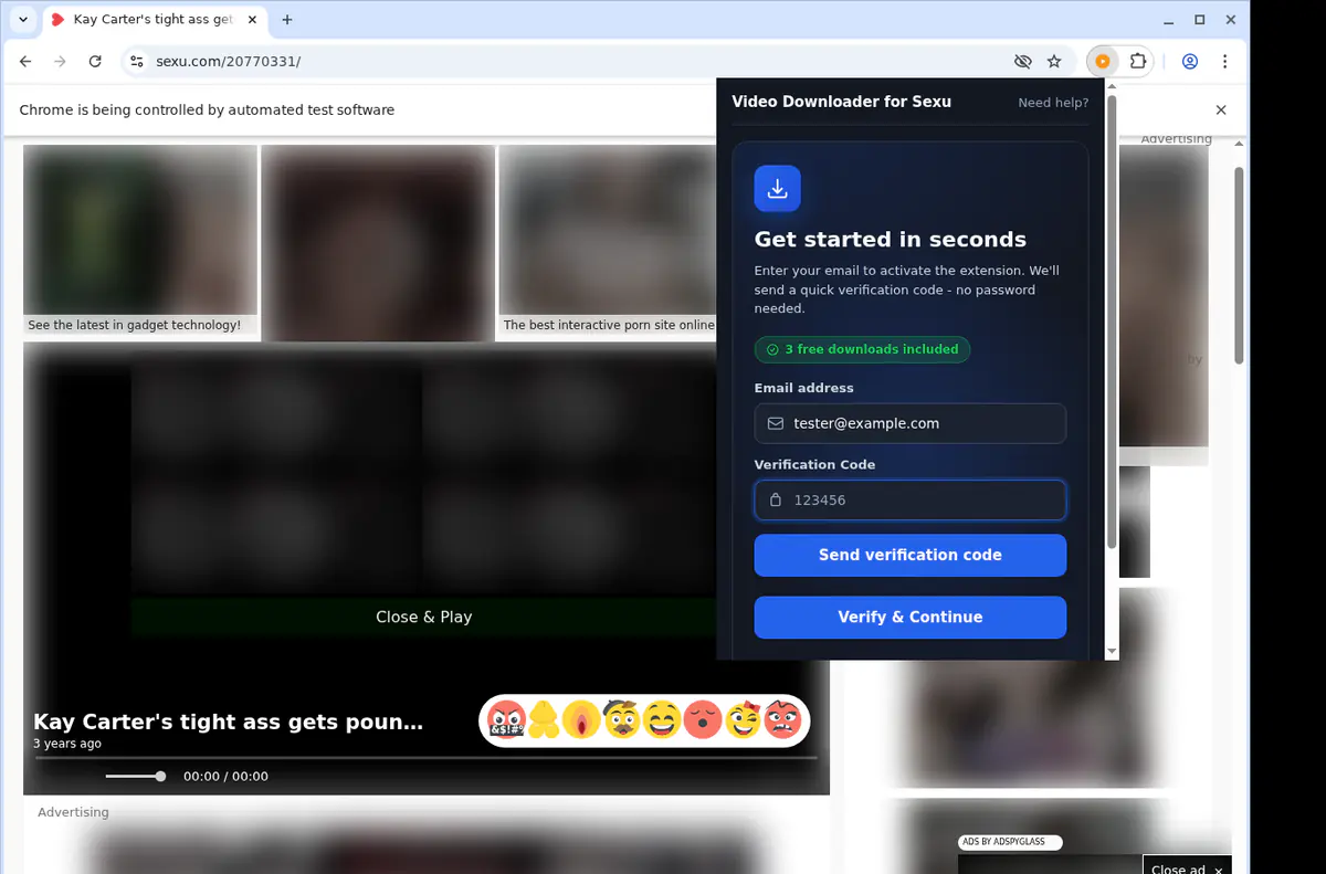 Sexu Video Downloader screenshot 4